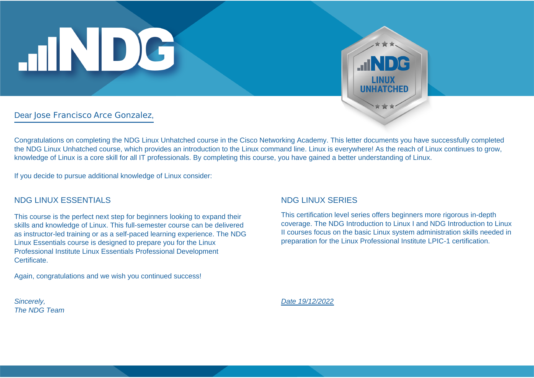 NDG Linux Unhatched